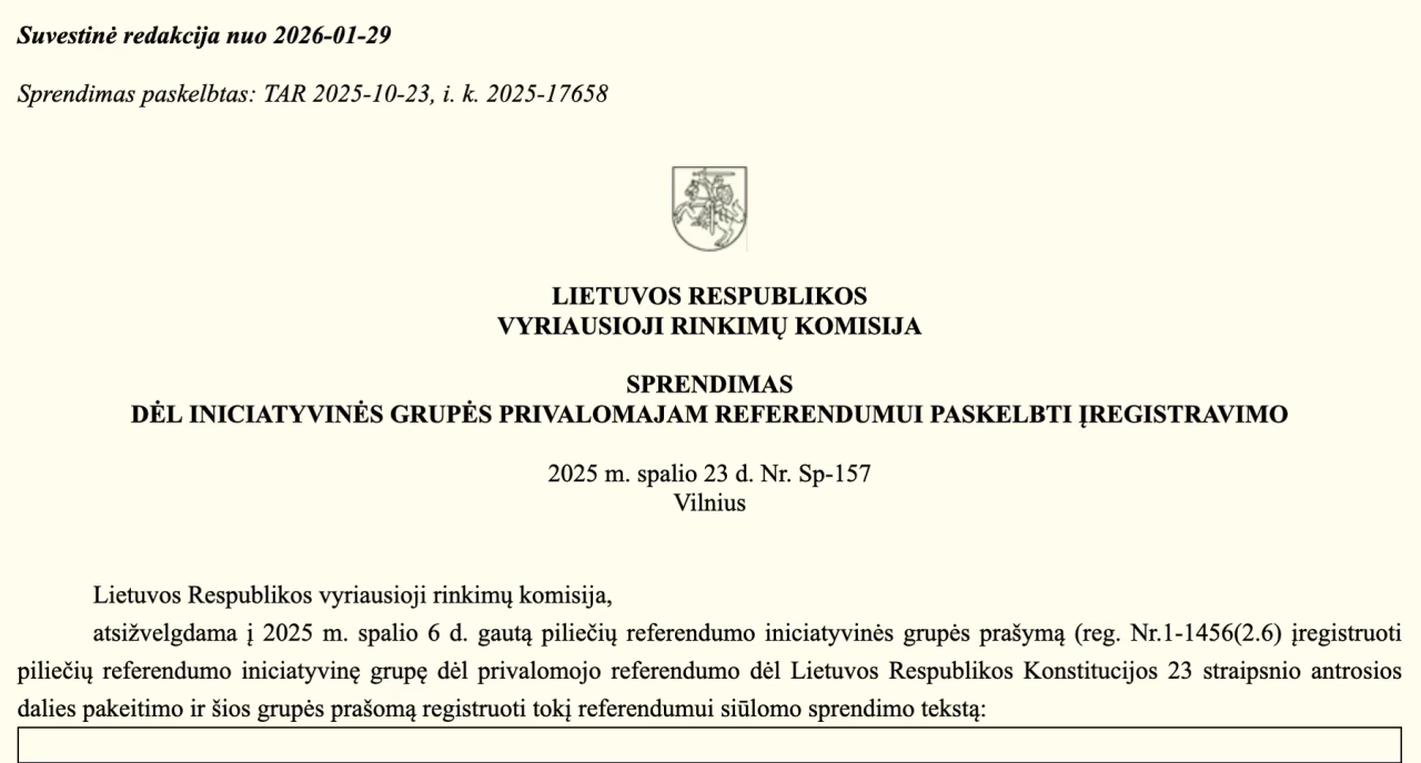 Kova už referendumo išlikimą