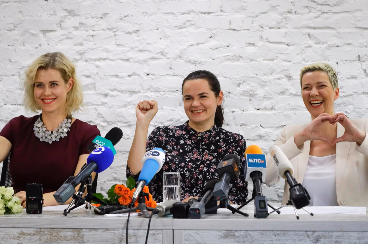 Baltarusijos prezidentė Tichanovskaja prisiminė vienybės deklaraciją prieš diktatūrą