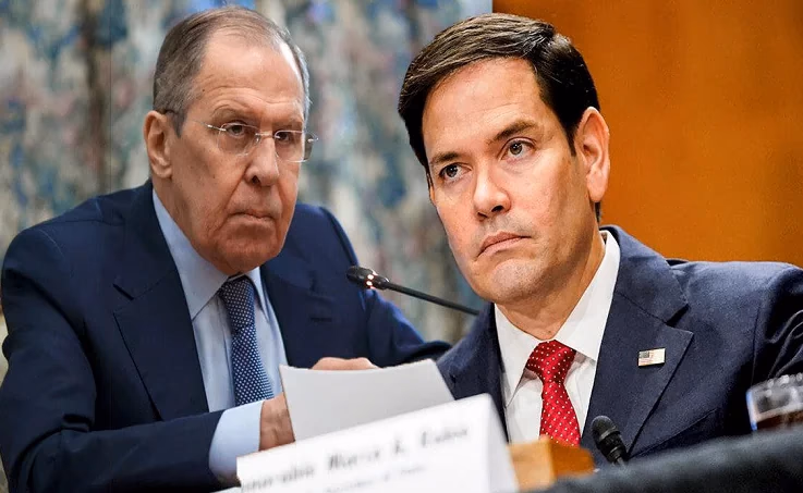 Marco Rubio ir Sergejus Lavrovas Maniloje aptarė karo Ukrainoje pabaigą