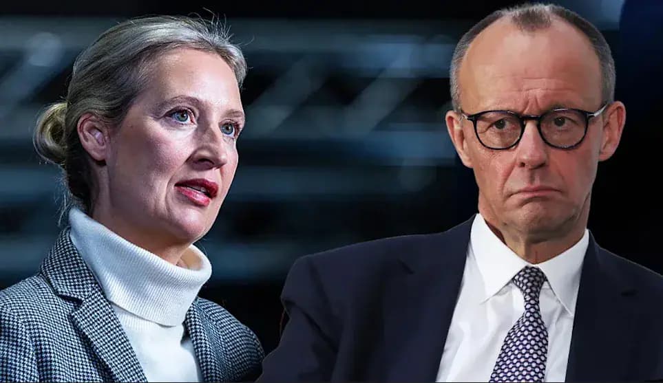 AfD tolsta nuo Merz konservatorių: kanclerio reitingai – dugne