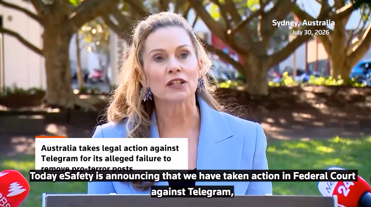 Australija padavė „Telegram“ į teismą dėl teroristinių vaizdo įrašų