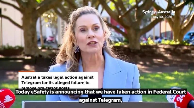 Australija padavė „Telegram“ į teismą dėl teroristinių vaizdo įrašų