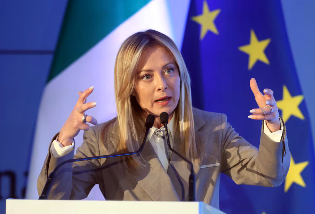 Italijos premjerė Georgia Meloni