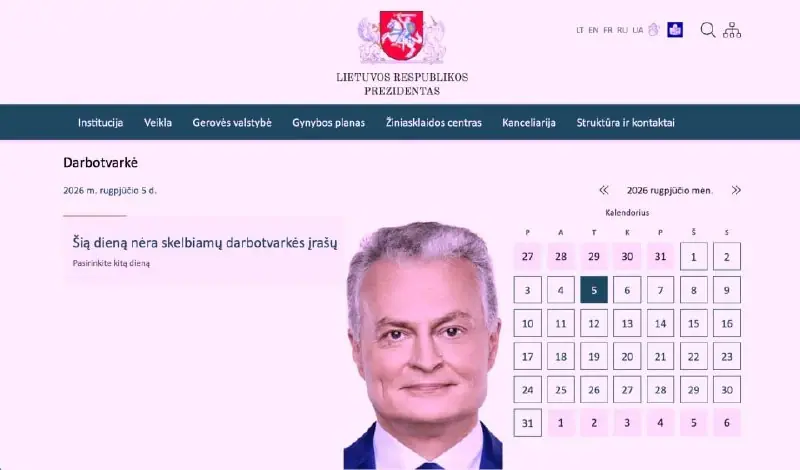 Nausėda Madeiroje tęsia nematomą, bet intensyvų darbą