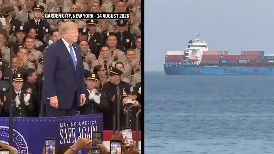 Trump: derybų su Iranu nėra, Hormūzo sąsiauris „atviras“