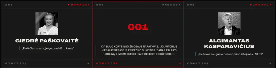 Vatnikas.com tinklalapio fragmentas