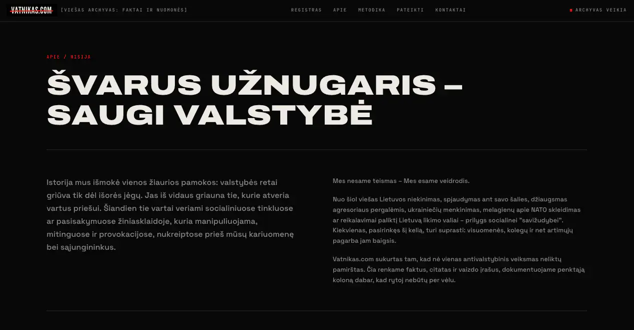 Lietuvoje veikia valstybės vidaus priešų registras: į jį patekę dar turi turi galimybę viešai atsiprašyti