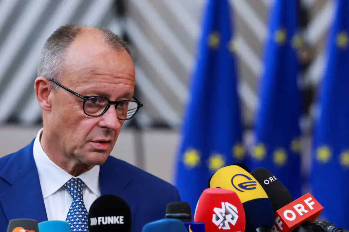 Friedrich Merz nesutinka perduoti Rusijos turto kontrolės JAV