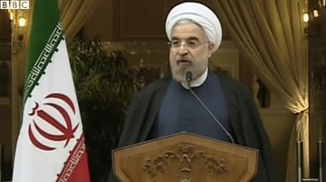 Irano prezidentas Hassanas Rouhani. Nuotr. BBC