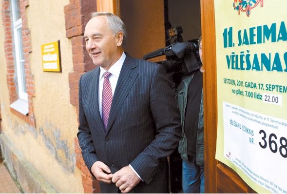 Latvijos prezidentas Andris Bėrzinis. Eltos nuotr.