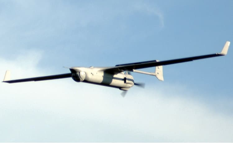 Bepilotis lėktuvas „ScanEagle“. Dutchdefencepress.com nuotr.