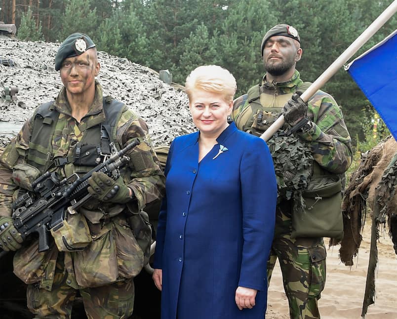 Prezidentė D. Grybauskaitė (viduryje). Nuotr. prezidentas.lt