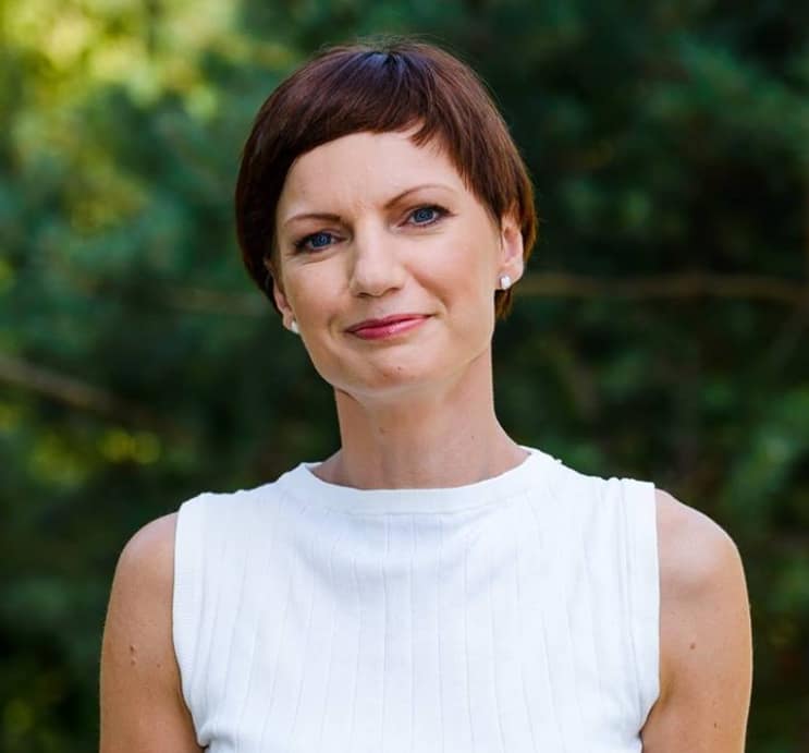 Valstybinio-komercinio transliuotojo LRTDELFI generalinė direktorė Monika Garbačiauskaitė-Budrienė. Nuotr. facebook.com