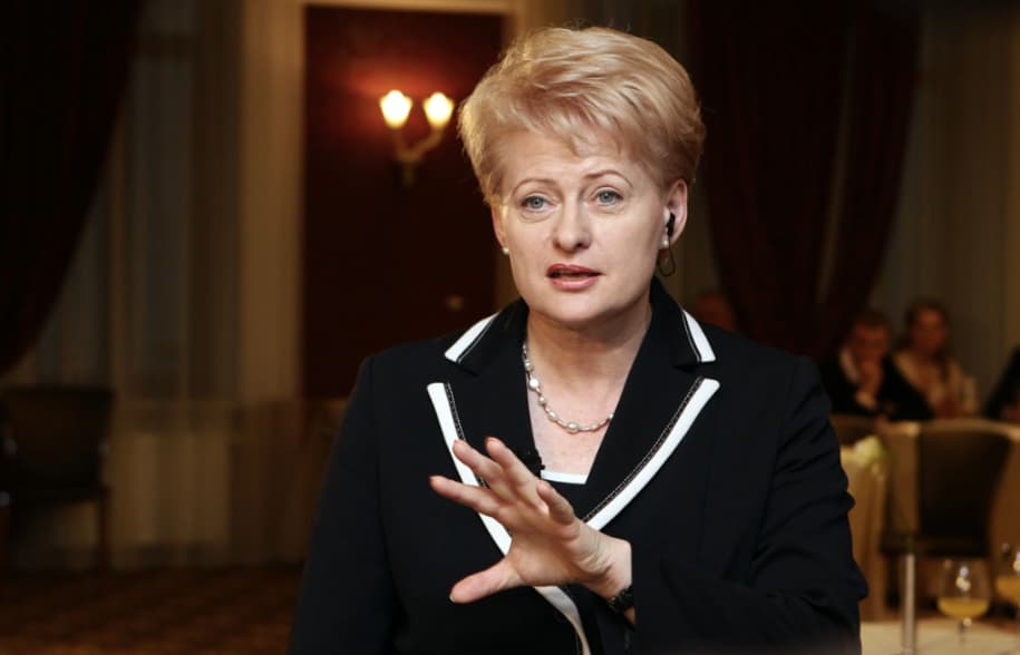 Lithuanian President Dalia Grybauskaite