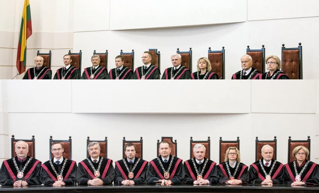 Konstitucinio teismo teisėjai. Nuotr. lrkt.lt