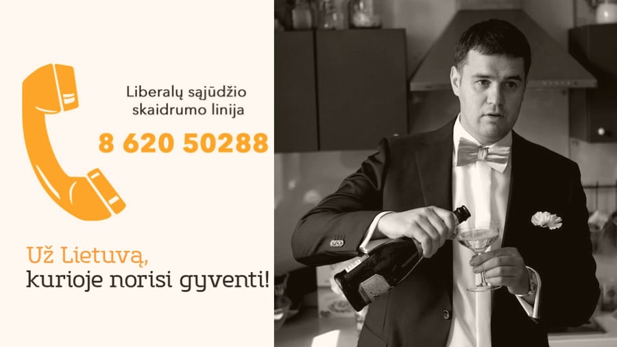 Buvęs Energetikos įmonių holdingo „Lietuvos dujų tiekimas“ komunikacijos vadovas Martynas Čerkauskas šiuo metu dirba liberalų Skaidrumo linijoje. Nuotr. facebook.com