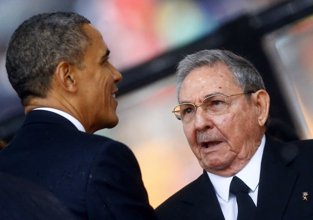 JAV ir Kubos vadovai. Nuotr. washingtonpost.com
