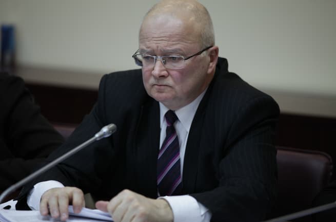 Lithuania's Central Electoral Commission Chairman Zenonas Vaigauskas