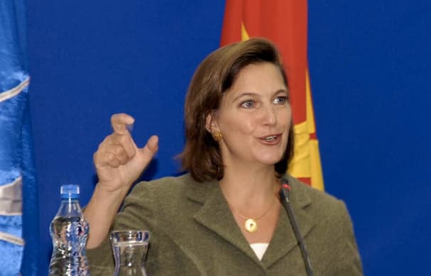 JAV valstybės sekretoriaus Johno Kerry įgaliotinė Europoje Victoria Nuland. Talkzimbabwe.com nuotr.