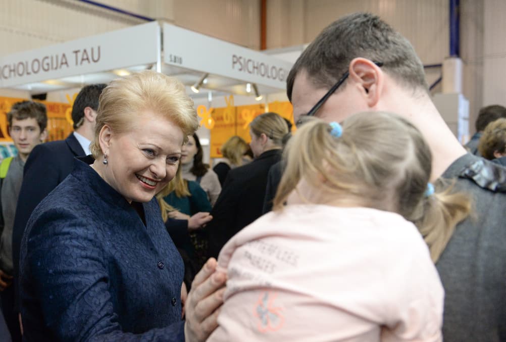 Prezidentė myli knygą, gimtąją kalbą ir vaikus