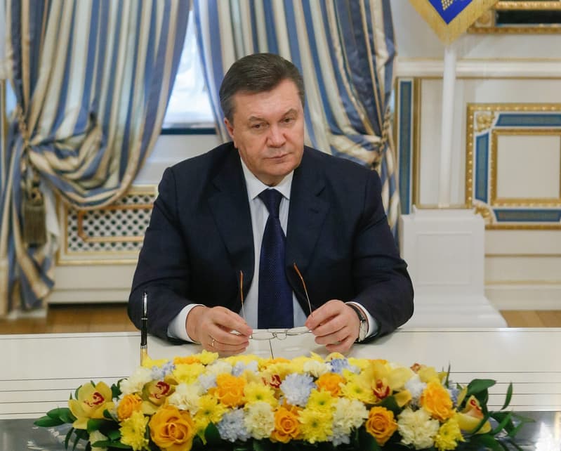 Buvęs Ukrainos prezidentas Viktoras Janukovyčius. EPA-Eltos nuotr.