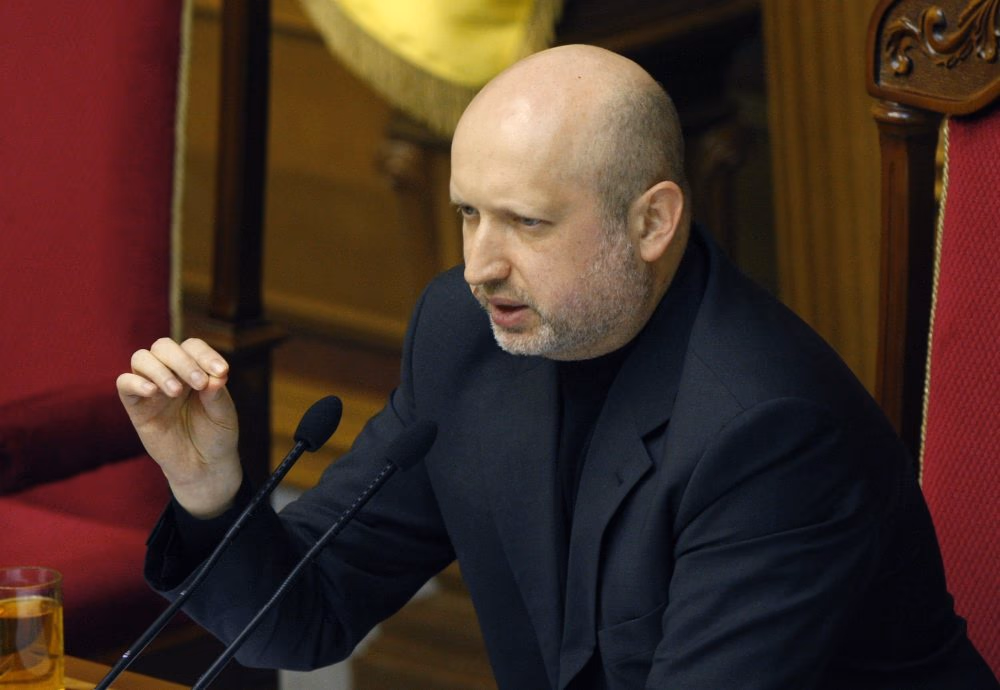 Laikinai Ukrainos prezidento pareigas einantis Oleksandras Turčynovas. EPA-Eltos nuotr.