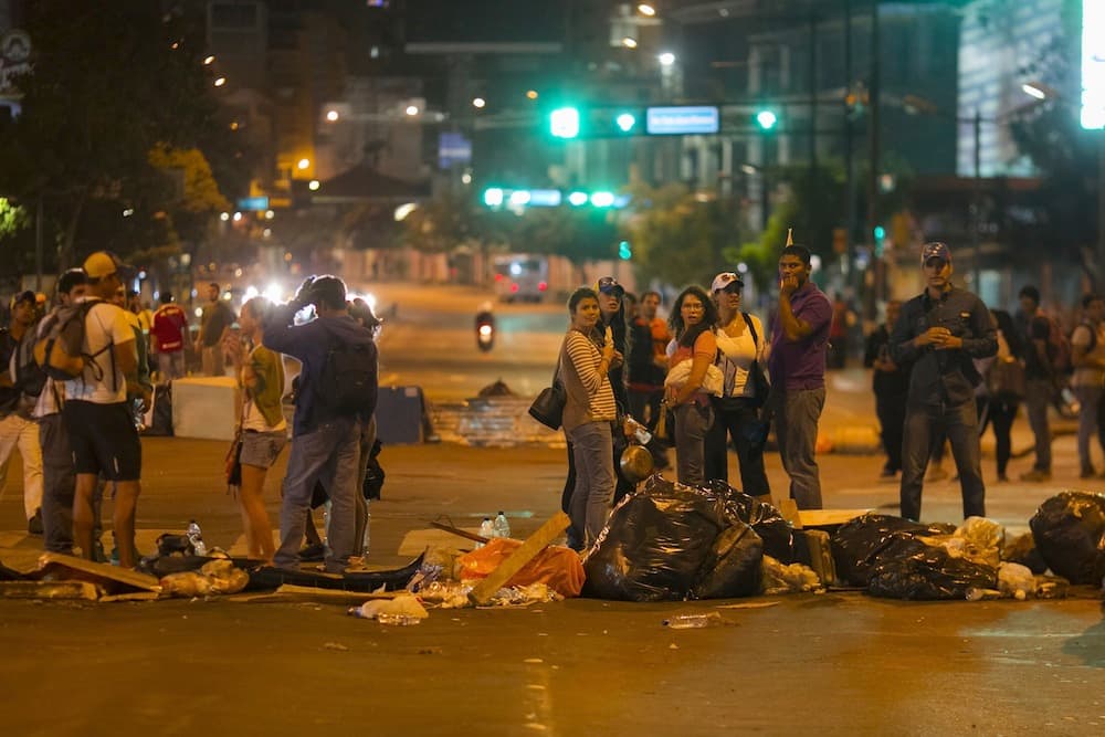 Venesueloje per antivyriausybinius protestus žuvo 50 žmonių. EPA-Eltos nuotr.