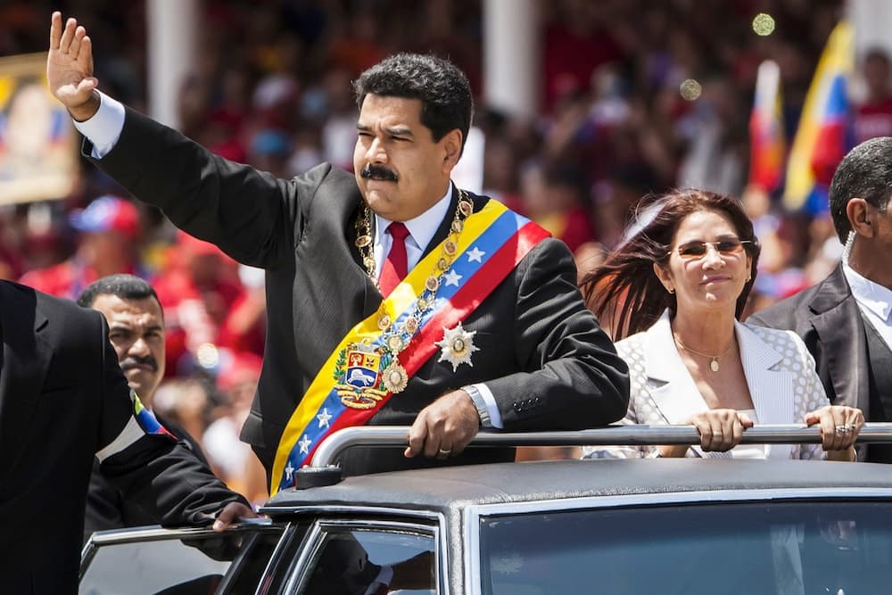 Venesuelos prezidentas Nicolas Maduro parade Hugo Chavezo mirties metinių garbei. EPA-Eltos nuotr.