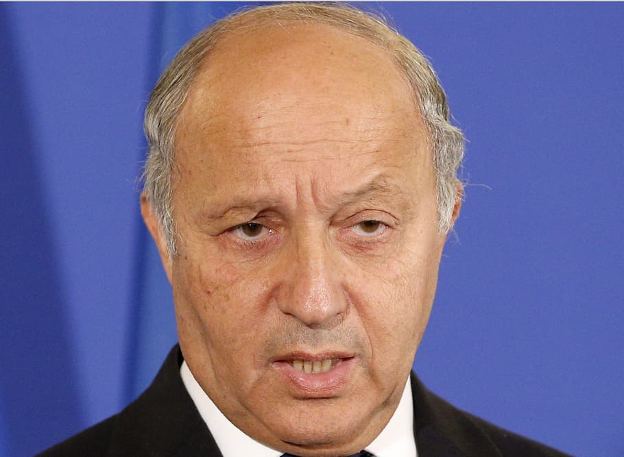 Prancūzijos užsienio reikalų ministras Laurent'as Fabiusas. EPA-Eltos nuotr.