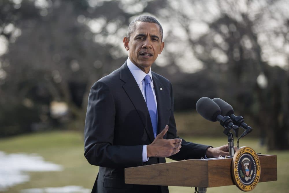 B. Obama: JAV išplės sankcijas Rusijai. EPA-Eltos nuotr.