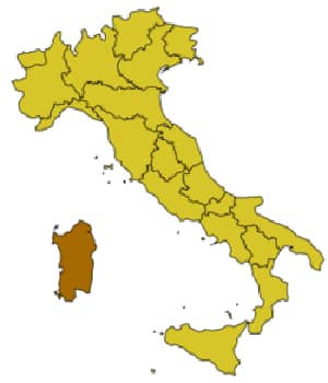 Sardinijos sala ir Italija
