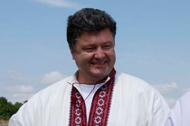 Parlamento deputatas ir kompanijos „Roshen“ savininkas Petras Porošenka. Lenta-ua.net nuotr.