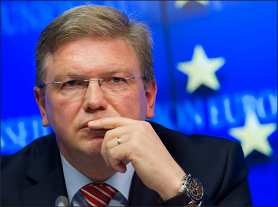 Europos Sąjungos plėtros komisaras Stefanas Fuele. Mediamax.am nuotr.