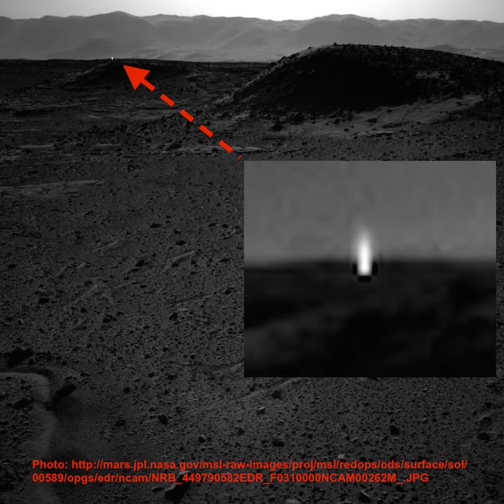 Daug aistrų sukėlusi „Curiosity“ nuotrauka