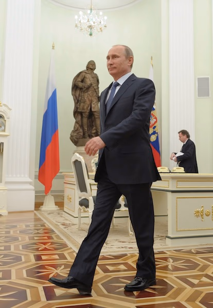 V. Putinas ragina separatistus Rytų Ukrainoje atidėti referendumą. EPA-ELTA nuotr.