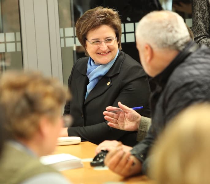L. Graužinienė suabejotų demokratija Lietuvoje, jei Prezidentas būtų išrinktas per pirmą turą. Martyno Ambrazo (ELTA) nuotr.