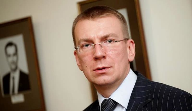 Latvijos užsienio reikalų ministras Edgaras Rinkevičius