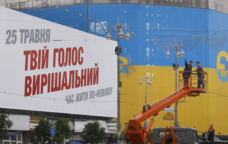 Ukraina rengiasi prezidento rinkimams. EPA-ELTA nuotr.