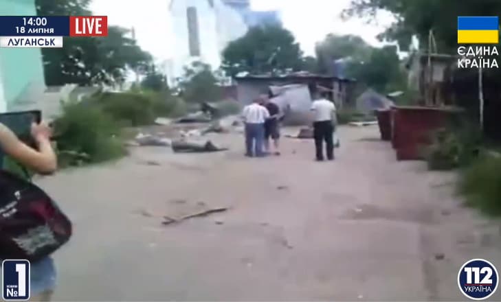 Luganskas: 8 žmonės žuvo pėščiųjų perėjoje sprogus bombai