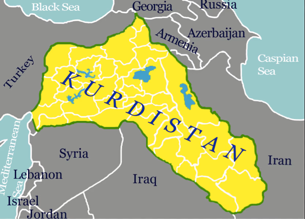 Kurdistanas – regionas Artimuosiuose Rytuose, Turkijos, Irano, Irako ir Sirijos teritorijose, apgyvendintas daugausia kurdų. Manoma, kad visas regionas užima apie 392 000 km², ir jame gyvena apie 40 mln. kurdų.