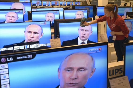 Putinas stiprina antivakarietišką propagandą