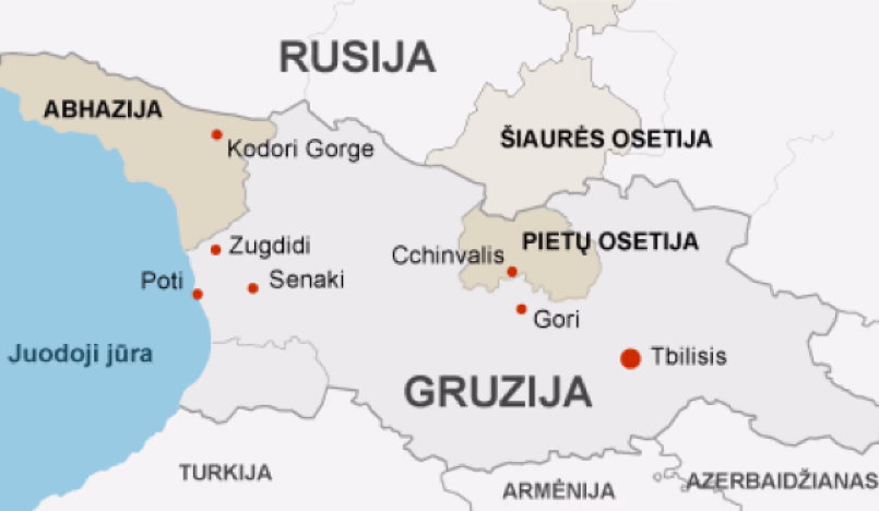Putinas pasirašė sutarti su Abchazija. Gruzija nerimauja