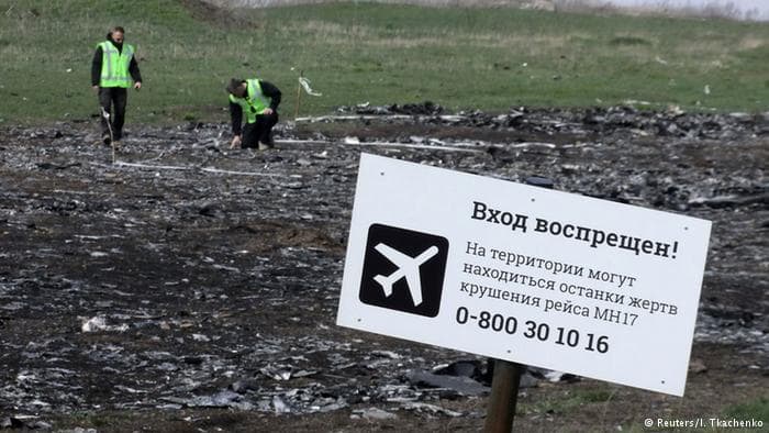 Rusijos URM pasisako prieš tarptautinio tribunolo MH17 katastrofai tirti kūrimą