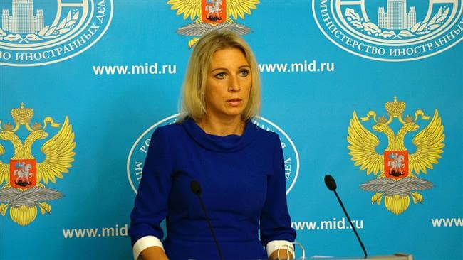 Rusijos Užsienio reikalų ministerijos spaudos atstovė Marija Zacharova.