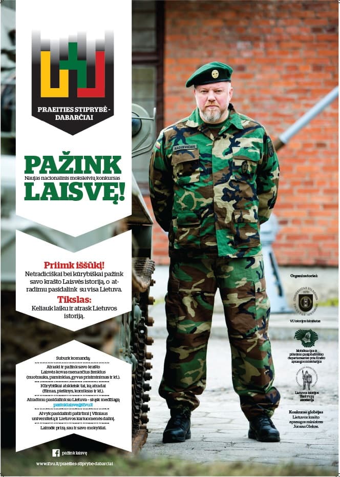 Lietuvos kariuomenės ambasadorius ir konkurso atstovas Vytaras Radzevičius. Alfredo Pliadžio ir Šarūno Mažeikos nuotr.