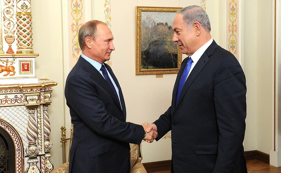 B. Netanjahu atvyko į Maskvą išaiškinti V. Putinui Izraelio pozicijos
