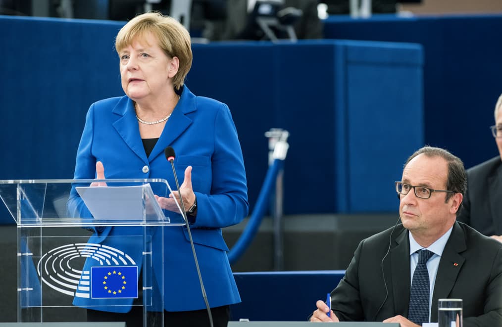 Europarlamentarai neabejingi Vokietijos ir Prancūzijos pasiryžimui stiprinti ES