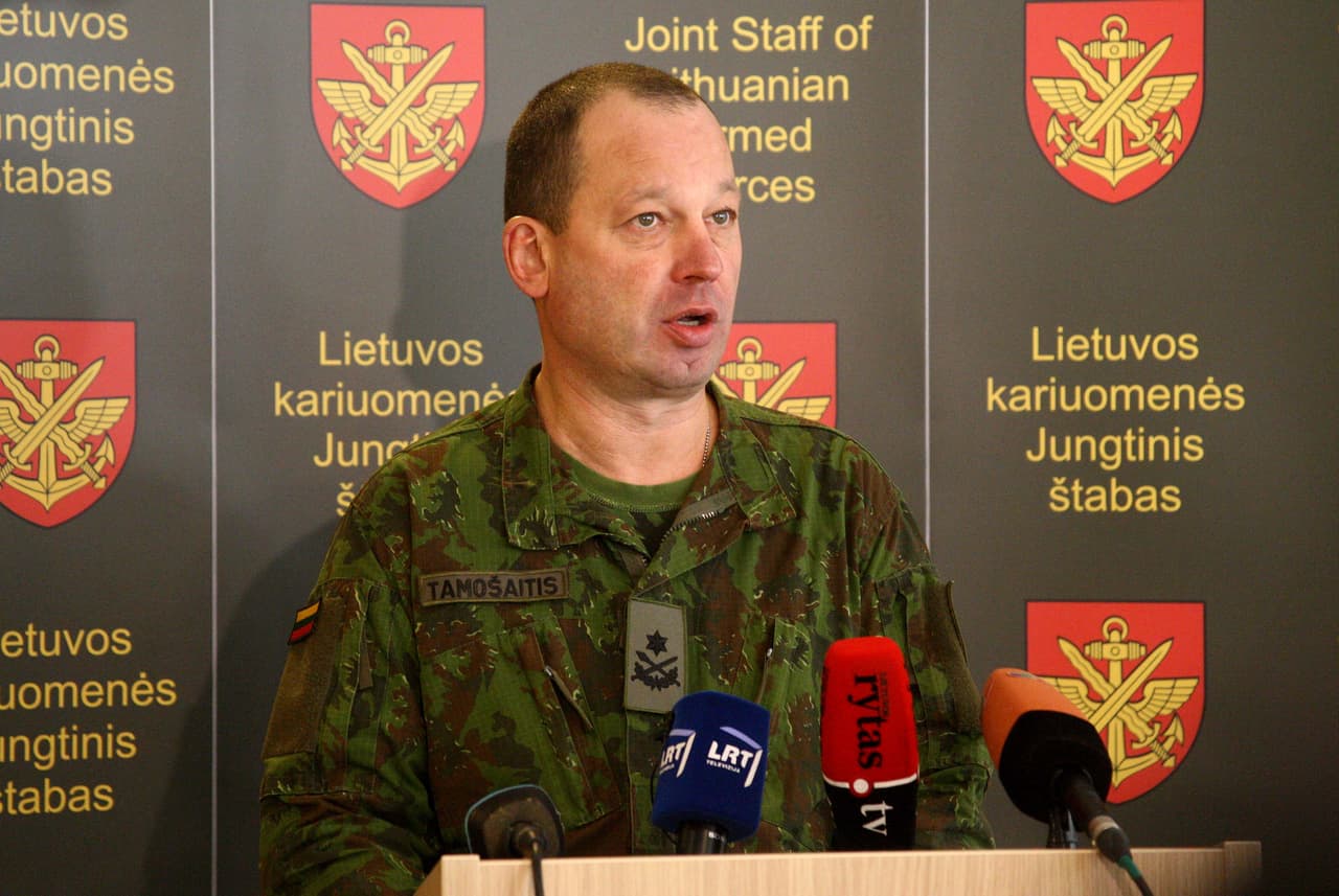 Lietuvos kariuomenės Jungtinio štabo viršininkas brg. gen. Vilmantas Tamošaitis. G. Maksimovicz nuotr.