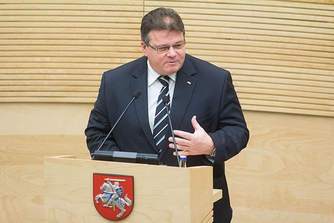 L. Linkevičius. Nuotr. lrs.lt