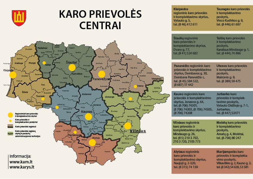 Informacija karo prievolininkams dėl 2016 metų šaukimo: alternatyvioji tarnyba